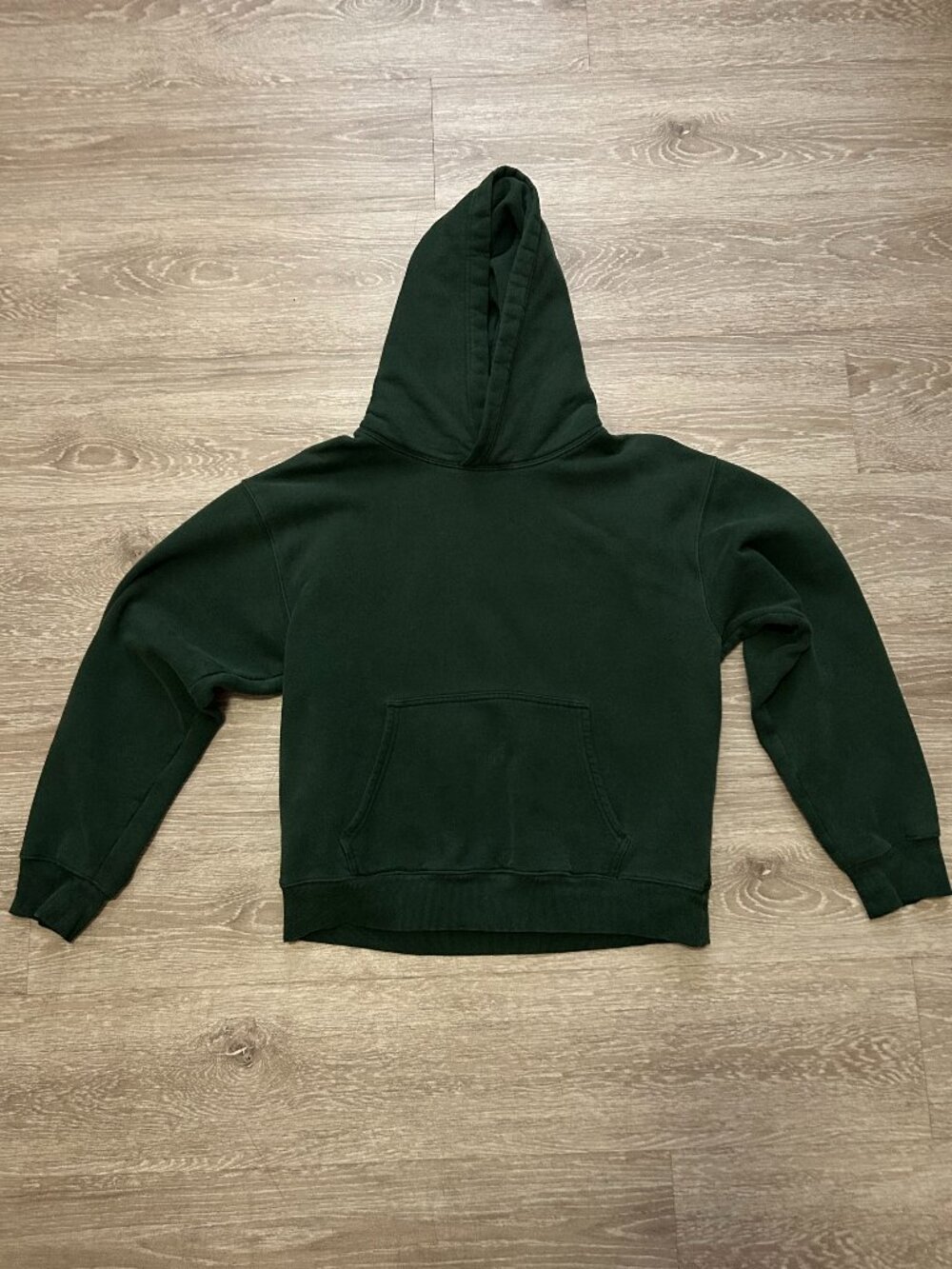 Aritzia Women's Green Sweatfleece Hoodie